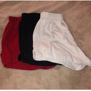 Super soft Soffe track shorts